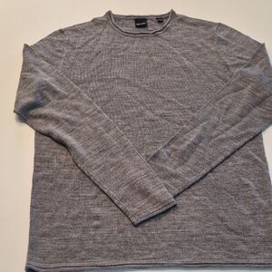 Mens Sz L ONLY & SONS Heather Gray Knit Top